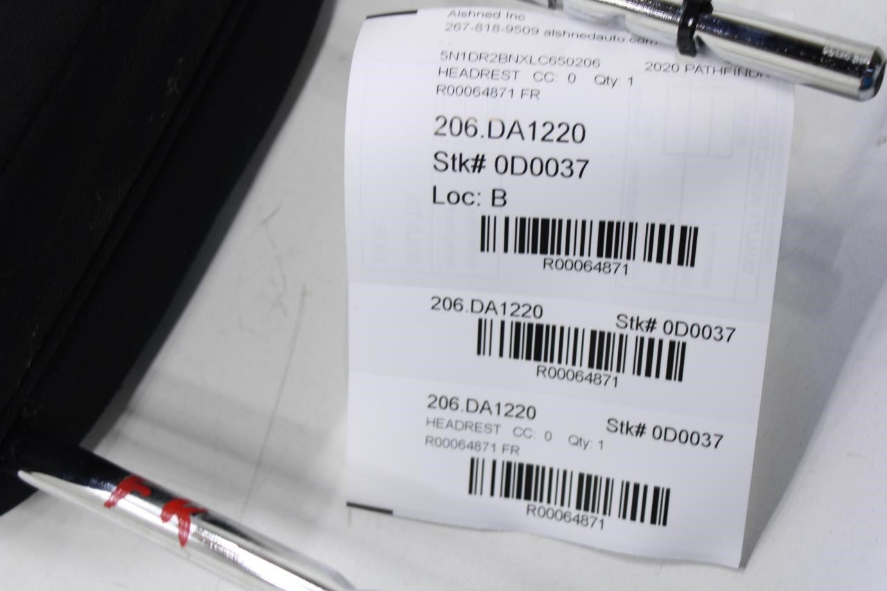 2018-20 Nissan Pathfinder SV Front Right or Left Side Seat Headrest 86400-9PF1A - Alshned Auto Parts