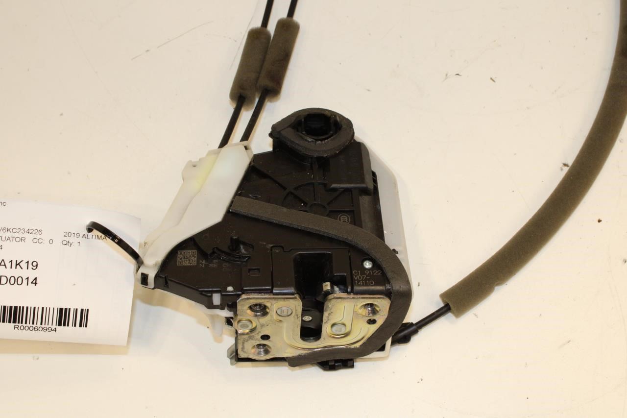 2018-2024 Nissan Altima SL Rear RH Side Door Lock Latch Actuator 82500-6CA0B OEM - Alshned Auto Parts
