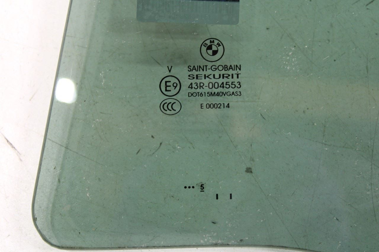 2015-2017 BMW X3 xDrive28i Rear Left Driver Side Door Window Glass 51357391675 - Alshned Auto Parts