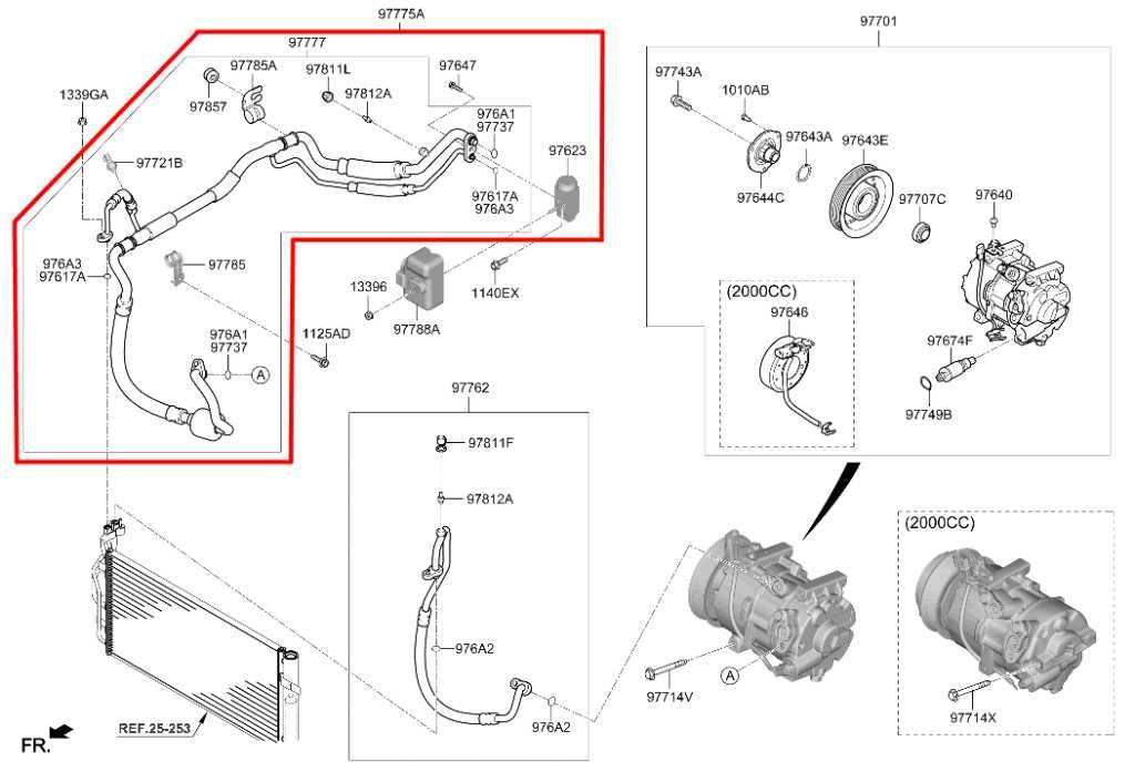2019-21 Hyundai Veloster 2.0L AC Conditioning Suction and Liquid Hose Tube Pipe - Alshned Auto Parts