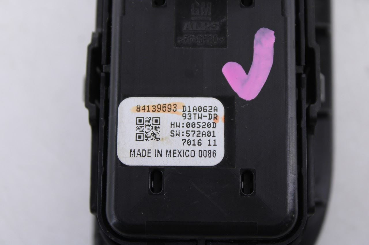 18-2024 Chevrolet Equinox LT Front Left Door Master Power Window Switch 8413969310