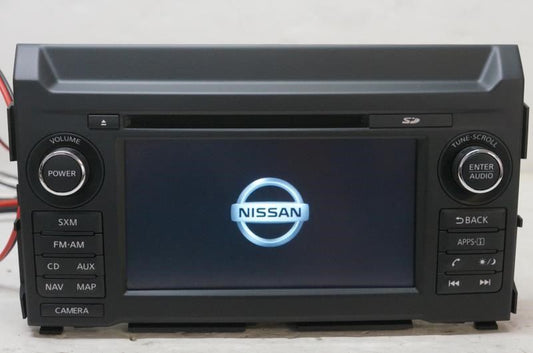 2017-2019 Nissan Titan Radio CD Navigation GPS Apps Phone Display OEM 25915EZ22F - Alshned Auto Parts