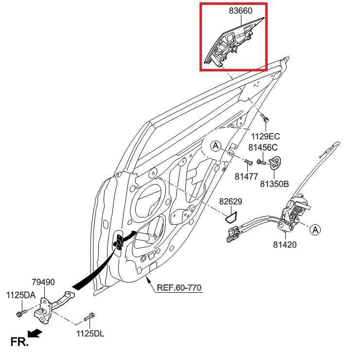 2011-17 Hyundai Veloster Turbo Rear Right Side Door Exterior Handle 83660-2V000 - Alshned Auto Parts