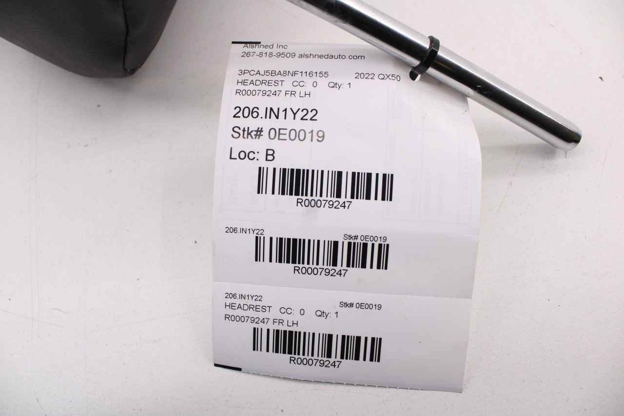 22-25 Infiniti QX50 Luxe Front Left or Right Side Seat Headrest 86400-5NB1A OEM - Alshned Auto Parts