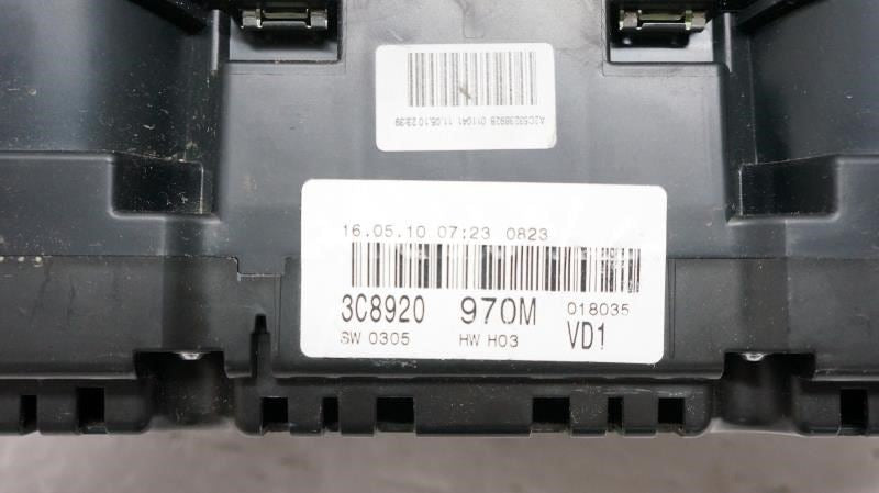 10-11 Volkswagen CC Sport 2.0L Speedometer Gauge Instrument Cluster 89K Mileage - Alshned Auto Parts