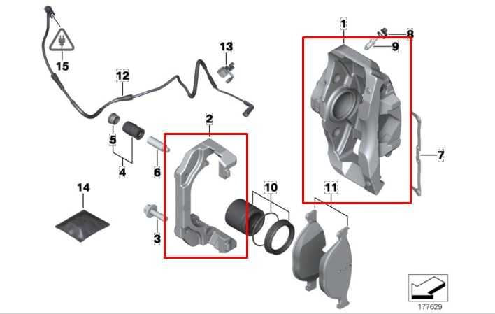 2010-15 BMW 750I xDrive Front Right and Left Side Brake Disc Caliper 34116786818 - Alshned Auto Parts