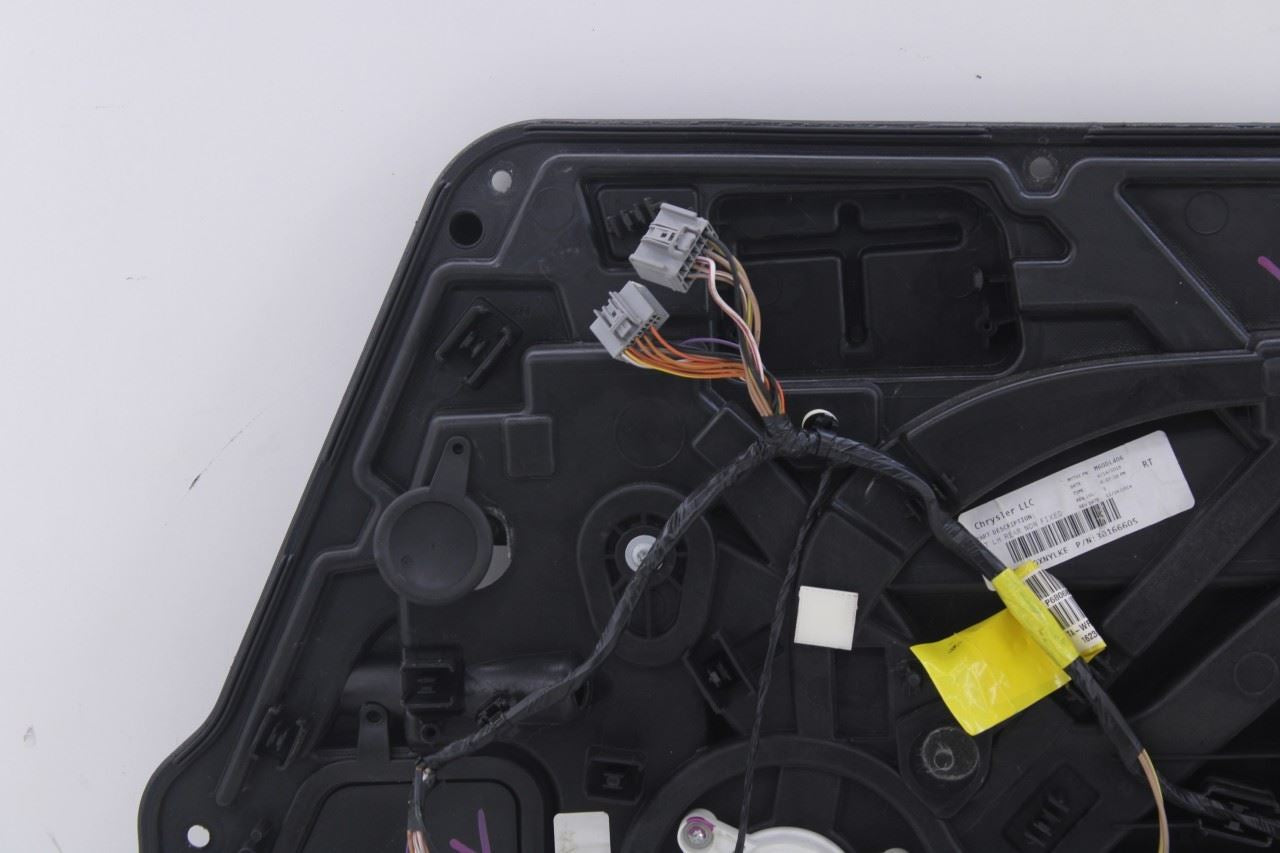 08-20 Dodge Grand Caravan SXT RR Left Door Window Regulator w/ Carrier and Motor2