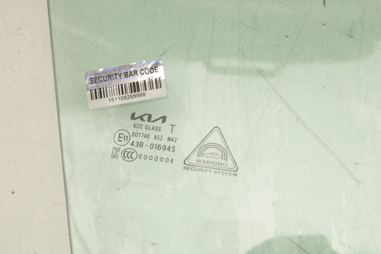 2023-2025 KIA Sportage Hybrid EX Front Right Passenger Side Door Window Glass - Alshned Auto Parts