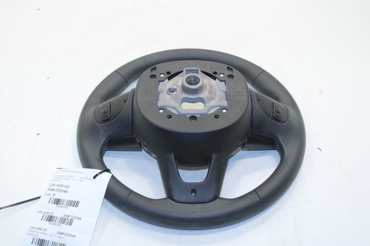 15-22 Jeep Renegade Sport 2.4L FWD Steering Wheel w/ Control Buttons 6QZ83LXHAA - Alshned Auto Parts