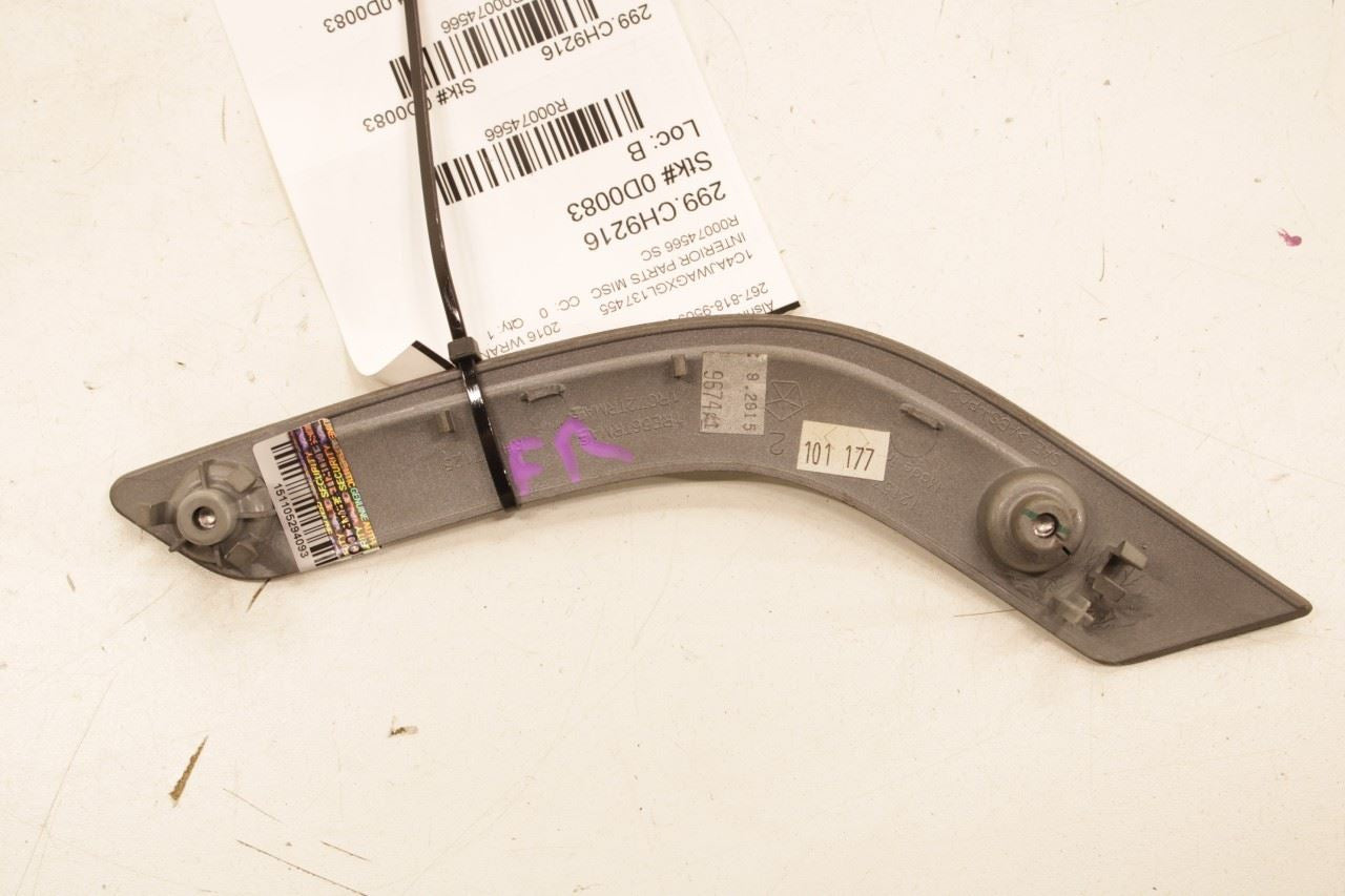 11-18 Jeep Wrangler Sport 2dr Front Right Door Interior Grab Handle Cover *ReaD* - Alshned Auto Parts