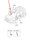 2014-2016 Kia Soul Front Right Passenger Side Door Wire Harness 91610-B2131 OEM - Alshned Auto Parts
