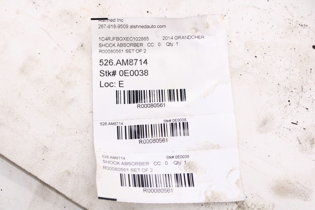 2011-15 Jeep Grand Cherokee Limited 4WD Rear RH LH Side Shock Strut Absorber Set20