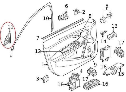 2015-2016 Volvo S60 T5 Premier Front Right Door Tweeter Speaker w/ Cover 8648761 - Alshned Auto Parts