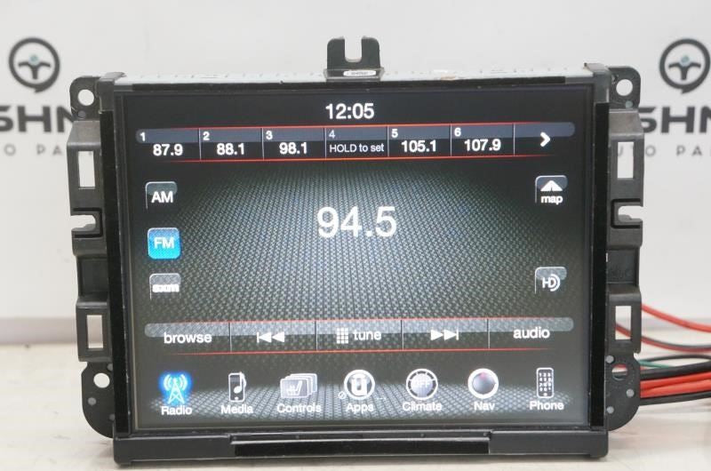 2017 Jeep Grand Cherokee Uconnect 8.4'' Display Radio Navi Receiver 68258671AH - Alshned Auto Parts