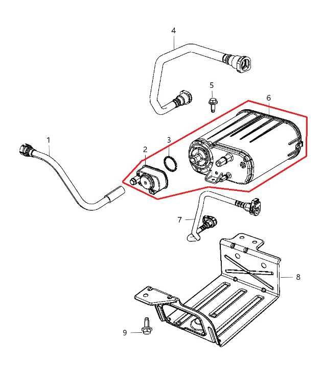 2012-2017 Jeep Wrangler Unlimited Sport 3.6L Fuel Vapor Canister 68072074AC OEM - Alshned Auto Parts