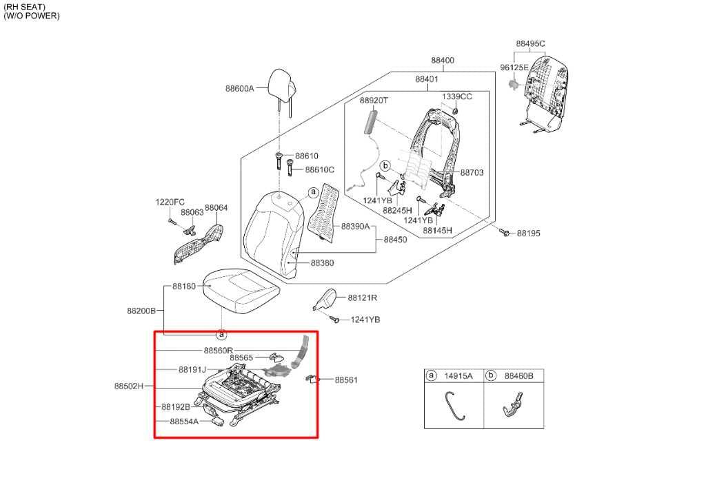 2023-24 Kia Sportage Hybrid EX 1.6L AWD Front Right Side Seat Lower Track Frame - Alshned Auto Parts