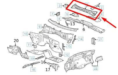 2019-2023 Chevrolet Silverado 1500 Windshield Cowl Grille Panel 84481175 OEM - Alshned Auto Parts