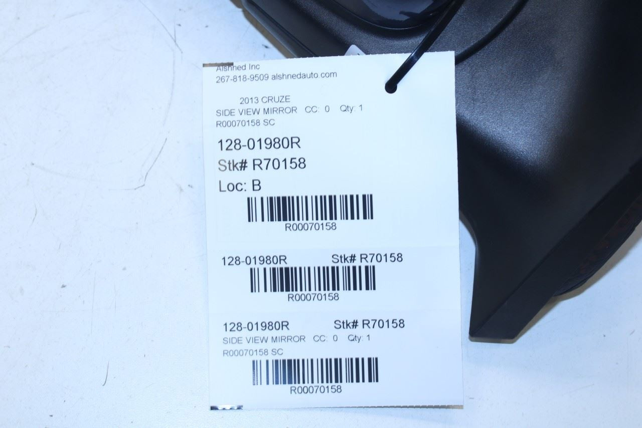 2011-2016 Chevrolet Cruze Passenger Right Side Rear View Mirror 95186804 OEM - Alshned Auto Parts