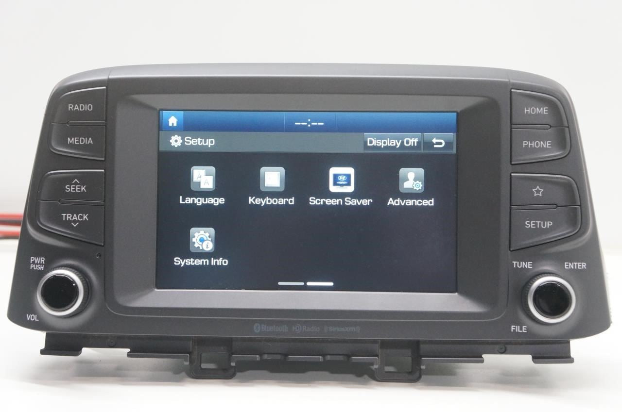 2018-2021 Hyundai Kona Radio Faceplate Control with Receiver and Display *ReaD* - Alshned Auto Parts