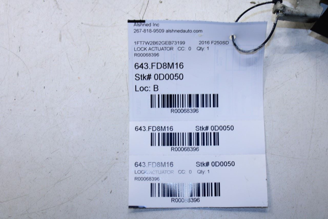 2011-2016 Ford F250 Lariat Crew Cab Front Right Side Door Lock Latch Actuator - Alshned Auto Parts