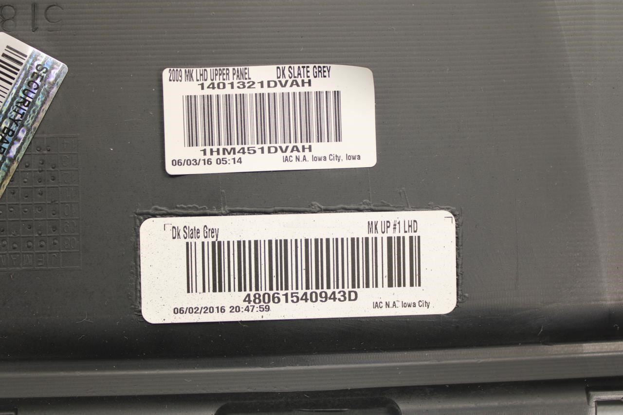 2009-2017 Jeep Patriot Compass Dash Instrument Panel Cover 1HM451DVAH OEM - Alshned Auto Parts