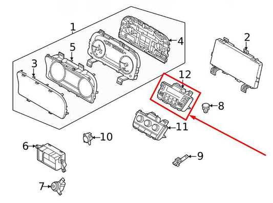 21-23 Kia Sorento X-Line SX Prestige AC Heater Temperature Climate Control *ReaD - Alshned Auto Parts