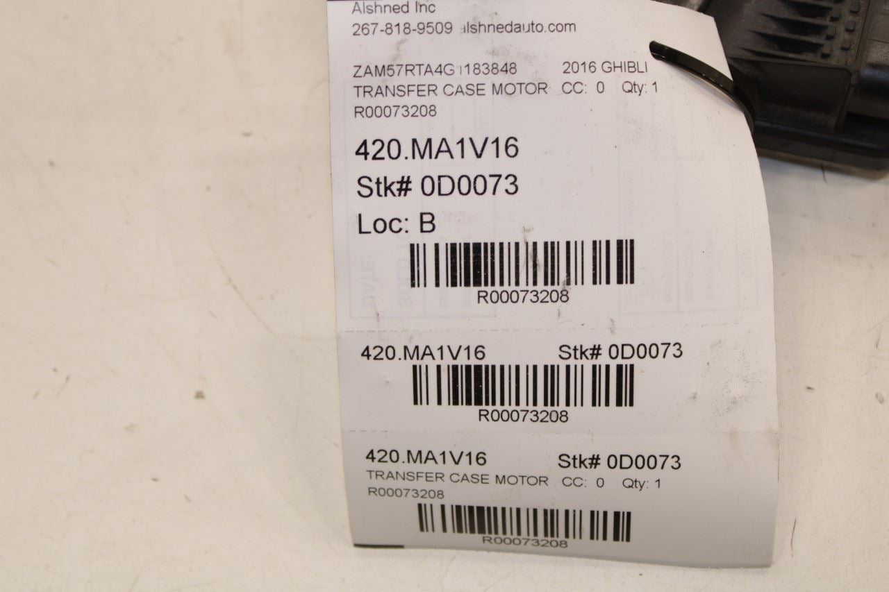 2014-2021 Maserati Ghibli S Q4 Transfer Case Gear Box Actuator Motor 670033135 - Alshned Auto Parts