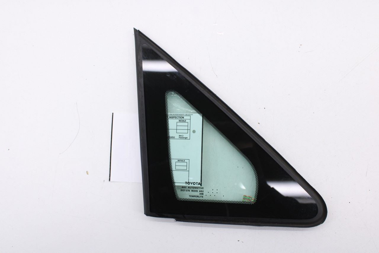 2011-2020 Toyota Sienna LE Front Right Side Door Quarter Vent Fixed Window Glass - Alshned Auto Parts