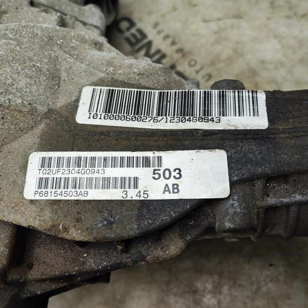 2011-2021 Jeep Grand Cherokee Front Axle Differential 3.45 ratio 68154503AB OEM - Alshned Auto Parts