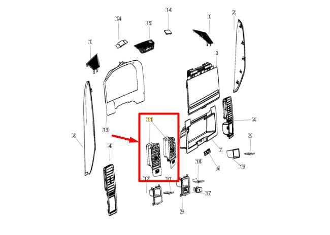 2013-2018 Ram 1500 Front Dash Left Driver Side Center Air Vent 5MK67DX9AA OEM - Alshned Auto Parts