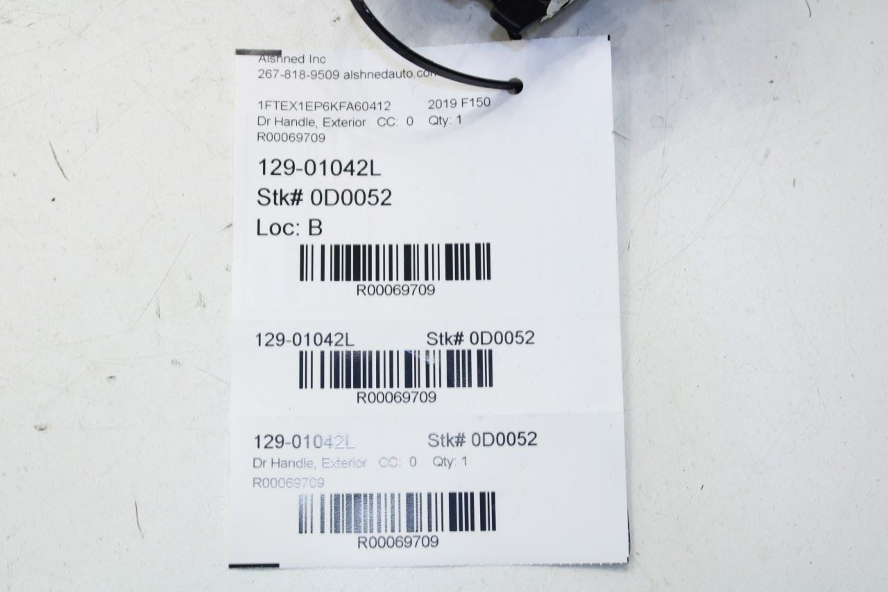 2015-20 Ford F150 XL Super Cab 2.7L Front Driver Left Side Door Exterior Handle - Alshned Auto Parts