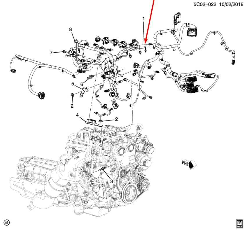 2023 Chevrolet Silverado LT-L 2.7L 4WD Engine Wire Harness 87851430 OEM *ReaD* - Alshned Auto Parts