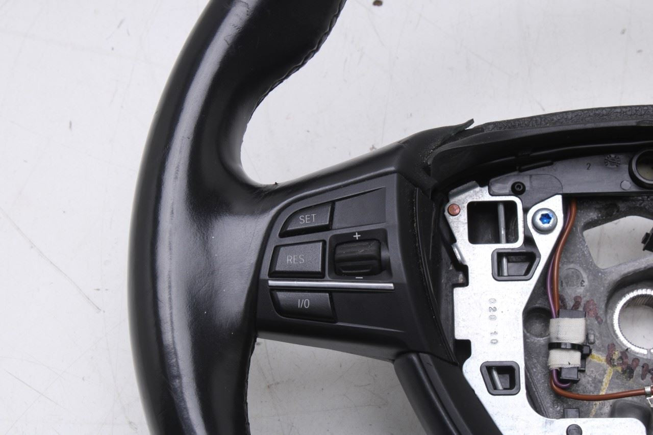 2010-2015 BMW 750Li xDrive 4.4L AWD Steering Wheel Leather w/ Control Buttons - Alshned Auto Parts