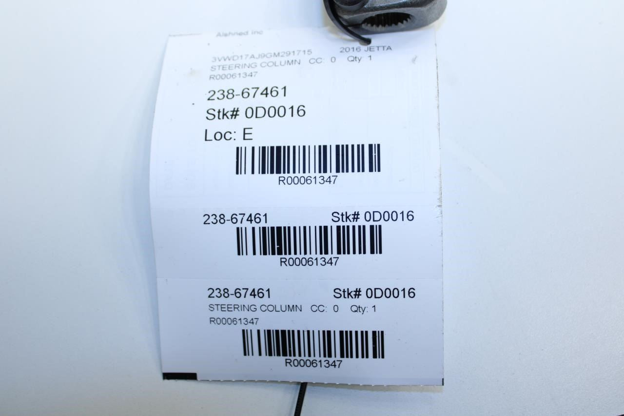 2015-2018 Volkswagen Jetta Sport FWD Steering Column Assembly 1K1-419-502-BM OEM - Alshned Auto Parts