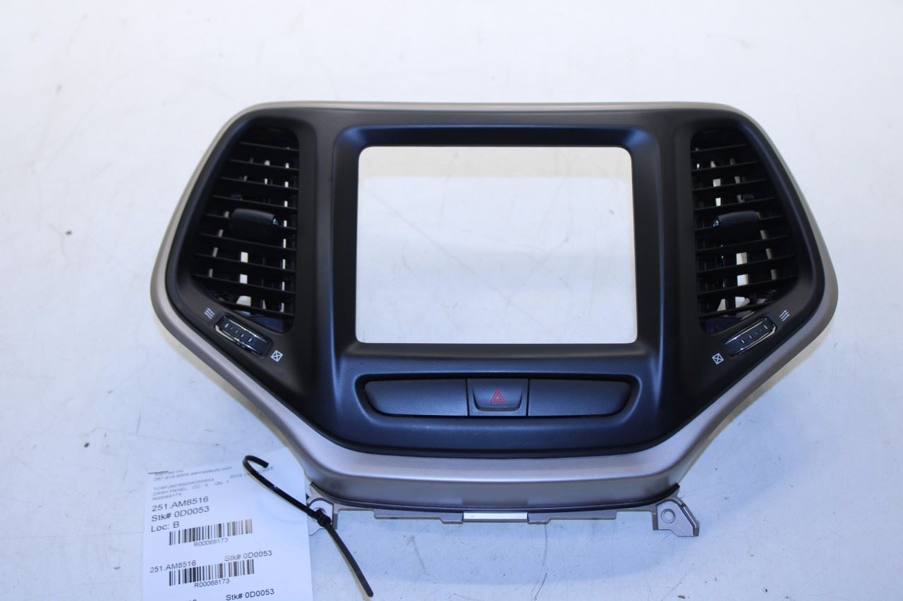 2014-18 Jeep Cherokee 75th Anniversary Dash Center Screen Bezel Trim w/ Air Vent - Alshned Auto Parts