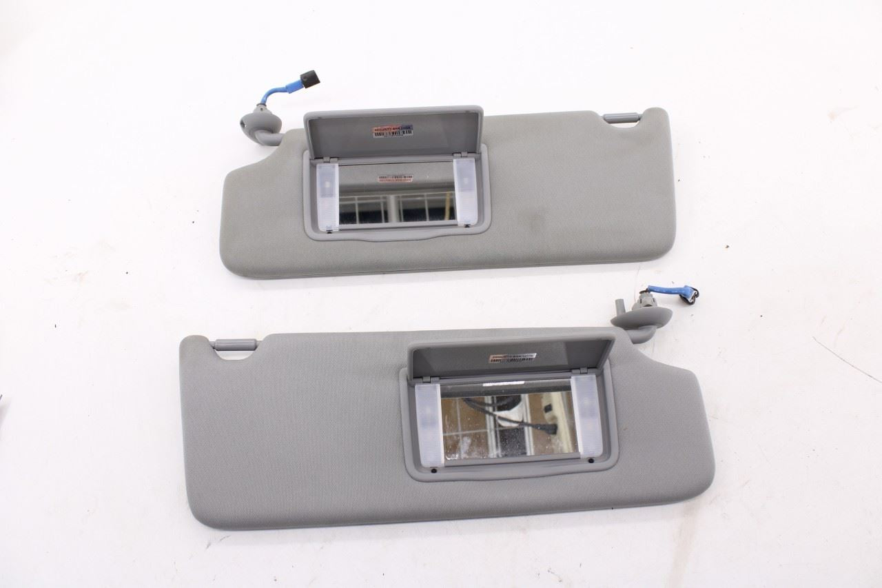 17-20 Acura MDX w/ Technology Pkg Front RH and LH Sun Visor Set w/ Illum Mirror - Alshned Auto Parts
