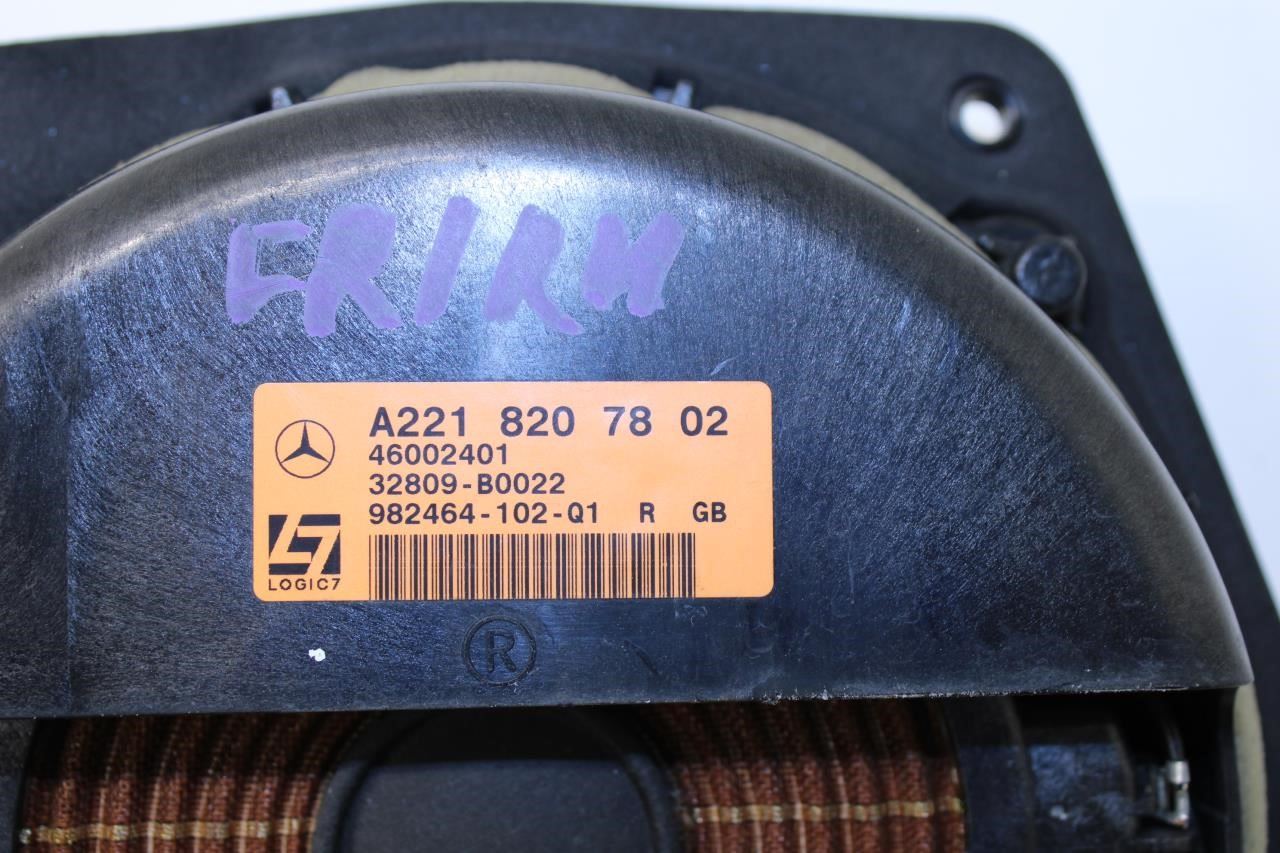2010-13 Mercedes-Benz S550 Logic 7 Front Right Door Lower Speaker 221-820-78-02 - Alshned Auto Parts