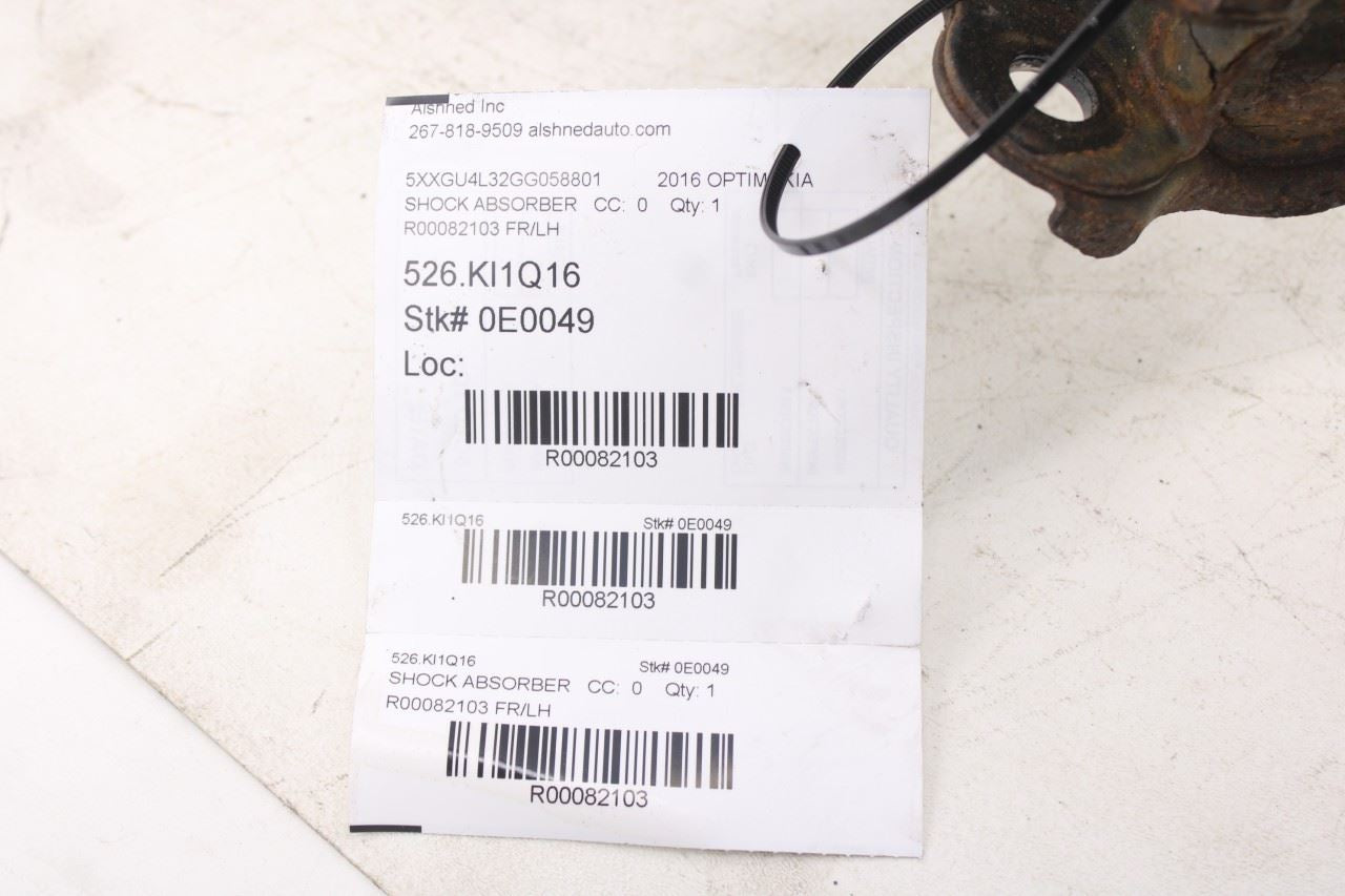 2016-2020 KIA Optima EX 2.4L FWD Front Left Driver Side Shock Strut Absorber - Alshned Auto Parts