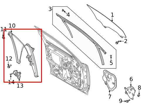 2020-25 Mazda CX-30 2.5 S Front Left Door Window Regulator w/ Motor DGH9-59-590A - Alshned Auto Parts