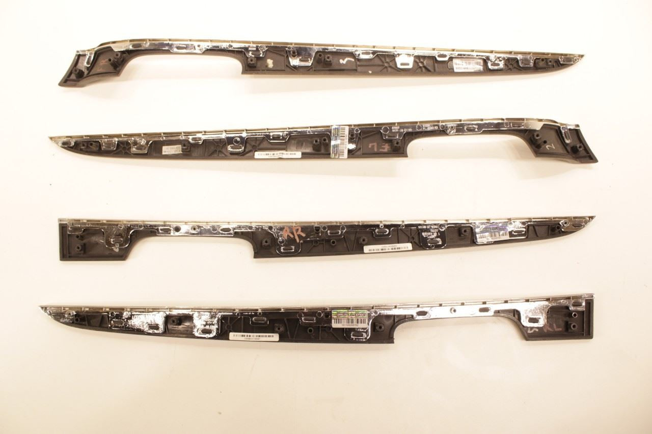 2014-21 Jeep Grand Cherokee Summit Front Rear RH LH Side Door Applique Panel Set - Alshned Auto Parts