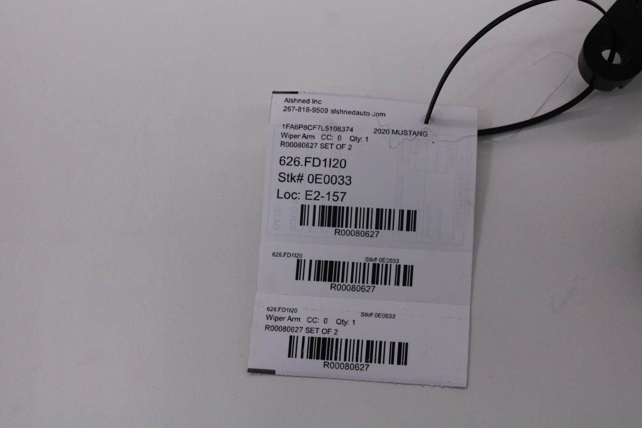 2015-2026 Ford Mustang GT Front Left and Right Side Windshield Wiper Arm OEM11