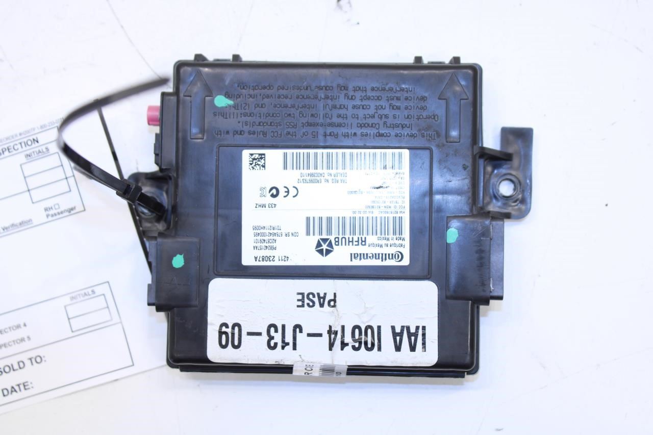 2015 Jeep Grand Cherokee Limited Keyless Entry Hub Receiver Control Module - Alshned Auto Parts