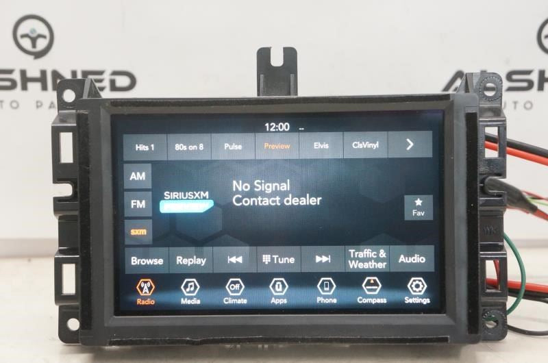 2019 Jeep Grand Cherokee 7'' Display Audio Radio Receiver 68399224AB OEM - Alshned Auto Parts