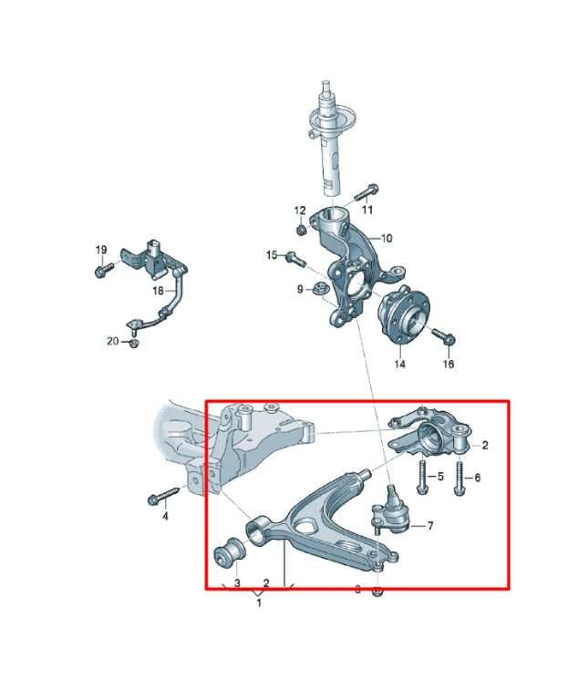 18-23 Volkswagen Atlas S AWD Front Suspension Passenger Right Lower Control Arm - Alshned Auto Parts