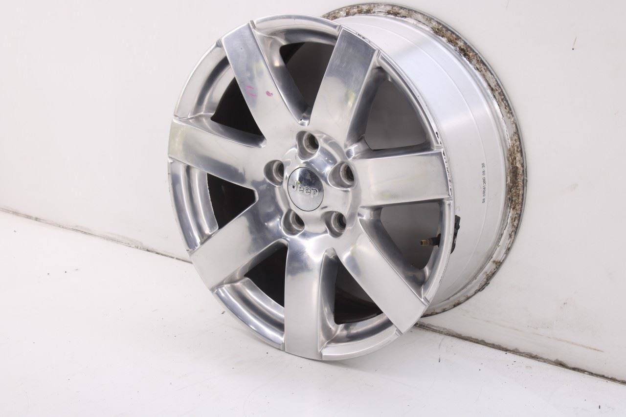 2012-2018 Jeep Wrangler Aluminum Wheel R18x7.5J 7 Spoke 1TK93TRMAB OEM *ReaD*2