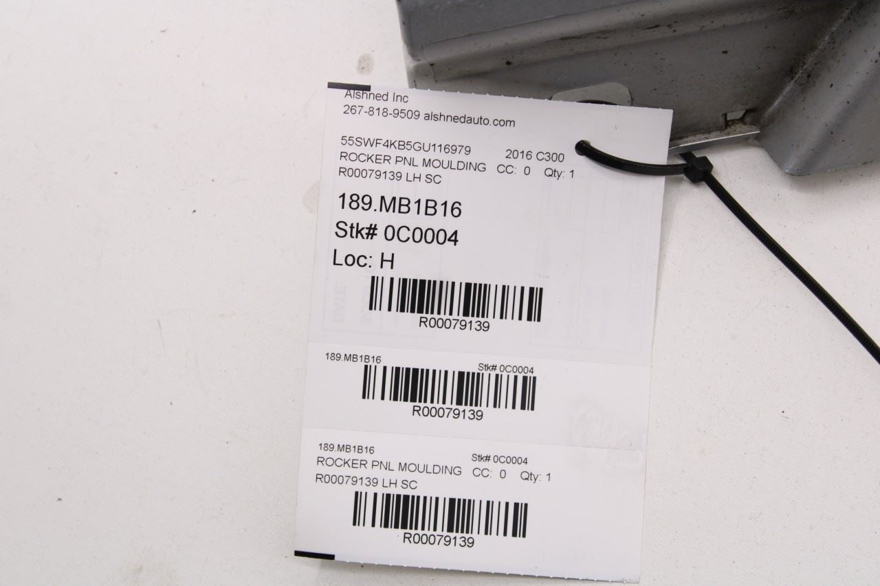 15-21 Mercedes-Benz C300 2.0L Driver Left Side Lower Skirt Rocker Panel Molding - Alshned Auto Parts