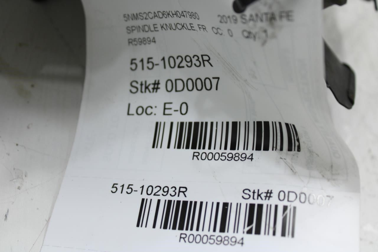 19-20 Hyundai Santa Fe AWD Front Right Side Spindle Knuckle Hub 51711-S1100 OEM - Alshned Auto Parts