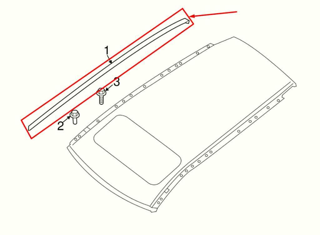 2015-2020 Nissan Pathfinder SV Left and Right Upper Roof Molding 73852-9PA0A OEM - Alshned Auto Parts