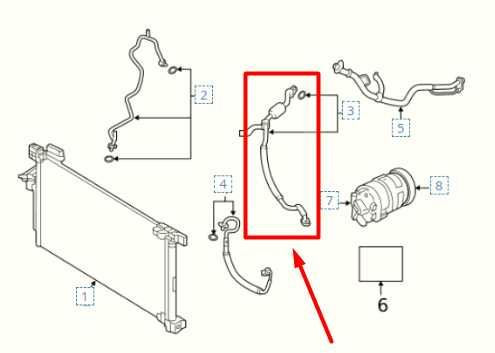 2019-2021 Nissan Altima 2.5L A/C Refrigerant Suction Hose 92480-6CA0A OEM - Alshned Auto Parts