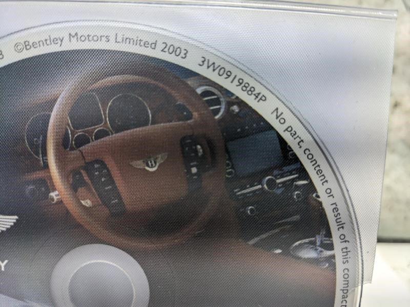 2005 Bentley Continental GT Satellite Navigation CD-ROM Set of 5 3W0919884P OEM - Alshned Auto Parts